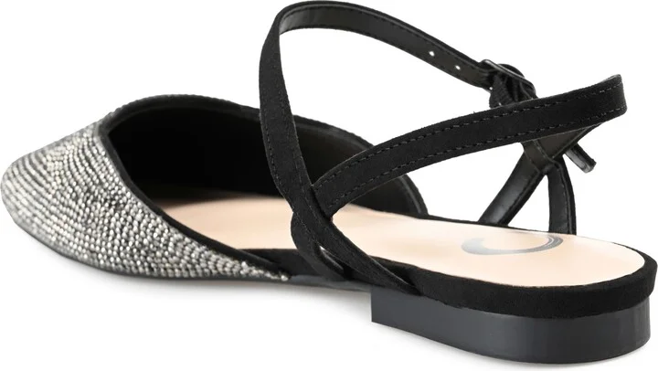 Nysha Rhinestone Embellished Flat - Image 2