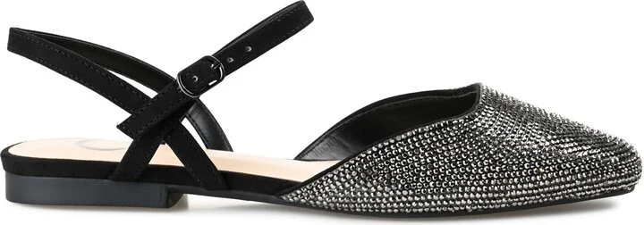 Nysha Rhinestone Embellished Flat - Image 3