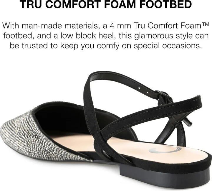 Nysha Rhinestone Embellished Flat - Image 8
