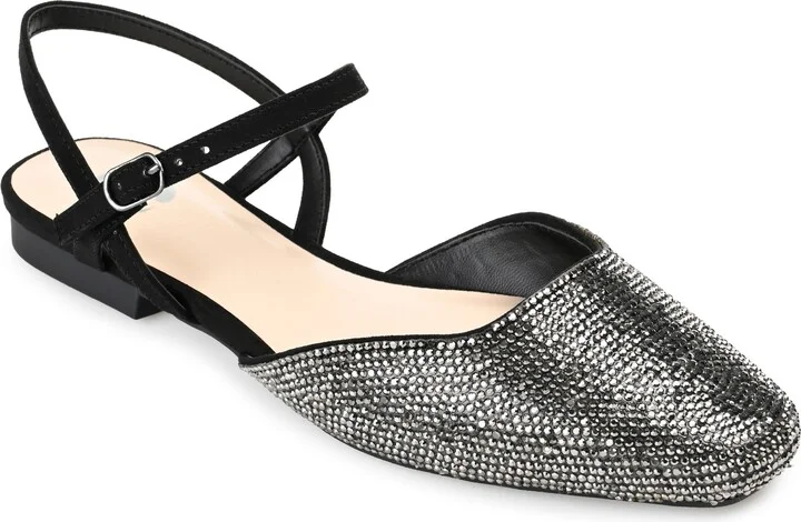 Nysha Rhinestone Embellished Flat