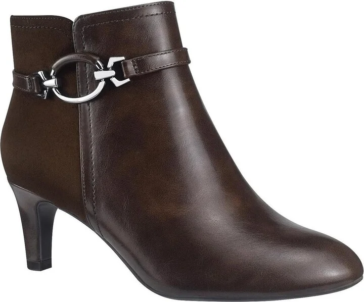 NYSSA Womens Zipper Man Made Ankle Boots