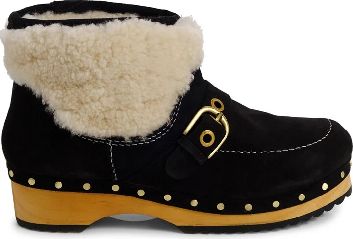 Oak Genuine Shearling Clog Boot - Image 3