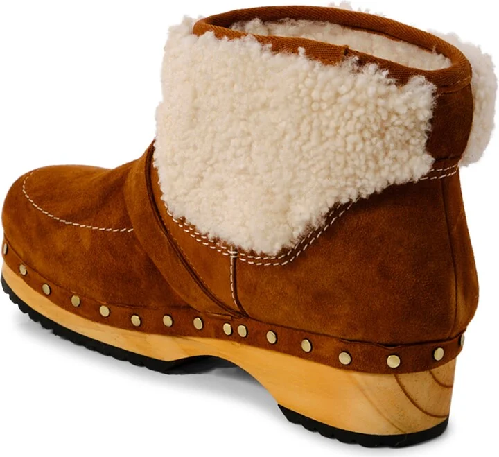 Oak Genuine Shearling Clog Boot - Image 7
