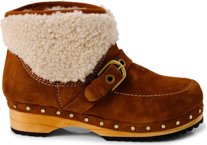 Oak Genuine Shearling Clog Boot - Image 8