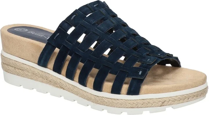 Oaklynn Womens Suede Espadrille Platform Sandals