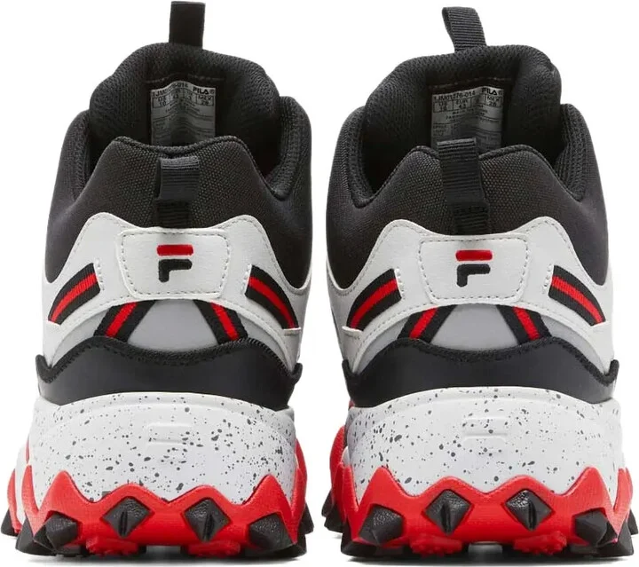 Oakmont Trail Mid "Black/Glacier Gray/Fila Red" sneakers - Image 3