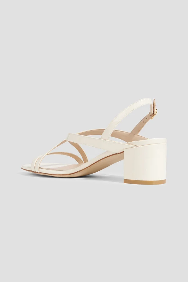 Oasis 50 patent-leather slingback sandals - Image 3