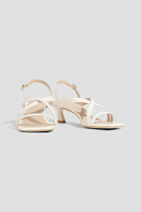 Oasis 50 patent-leather slingback sandals - Image 5