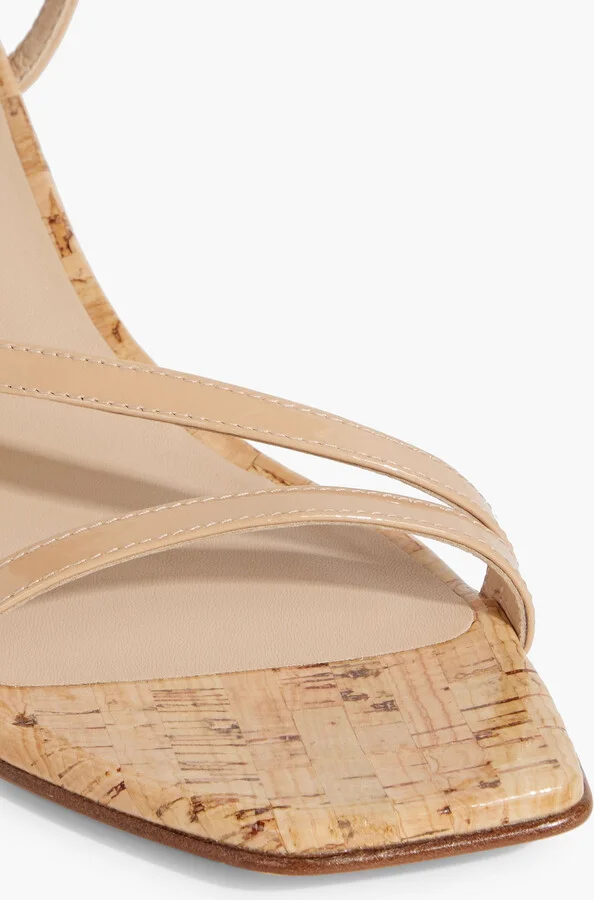 Oasis 50 patent-leather wedge sandals - Image 7