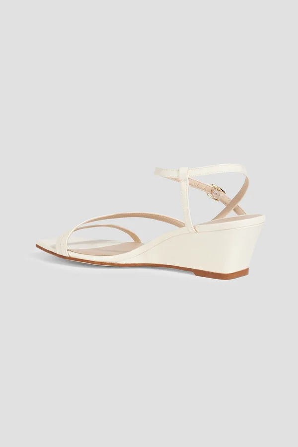 Oasis 50 patent-leather wedge sandals - Image 3
