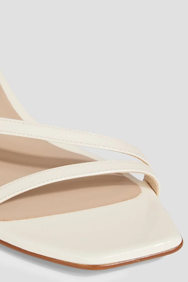 Oasis 50 patent-leather wedge sandals - Image 4