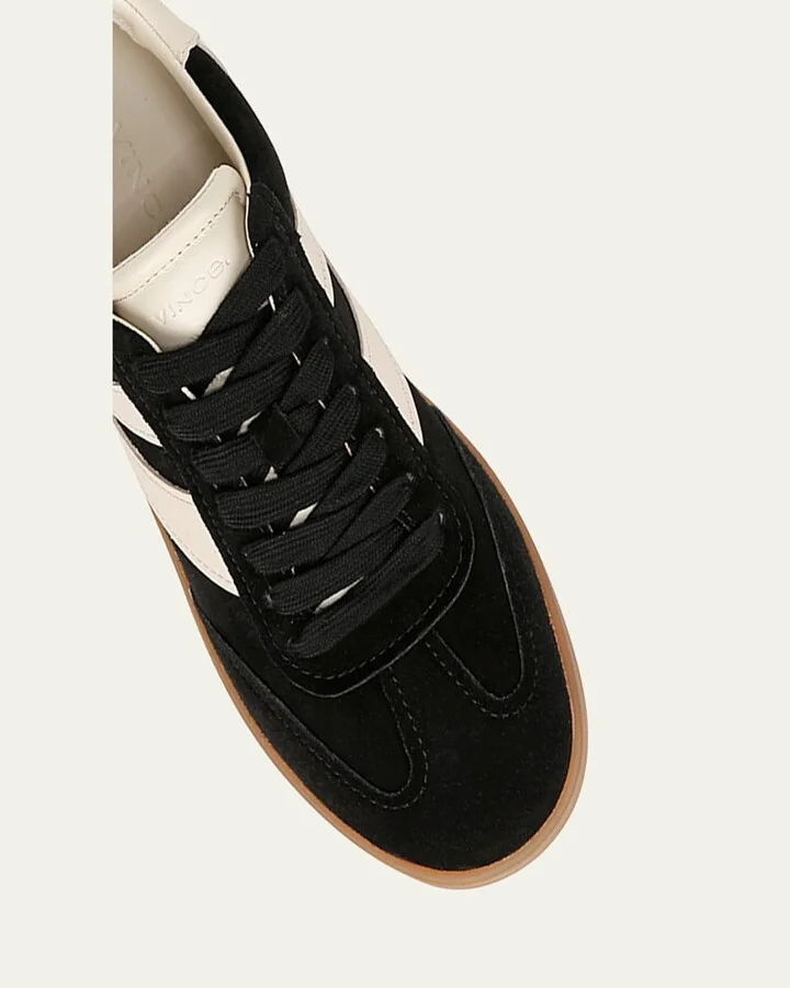 Oasis Bicolor Leather Retro Sneakers - Image 4