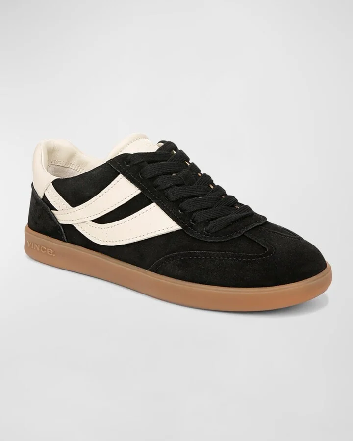 Oasis Bicolor Leather Retro Sneakers - Image 2