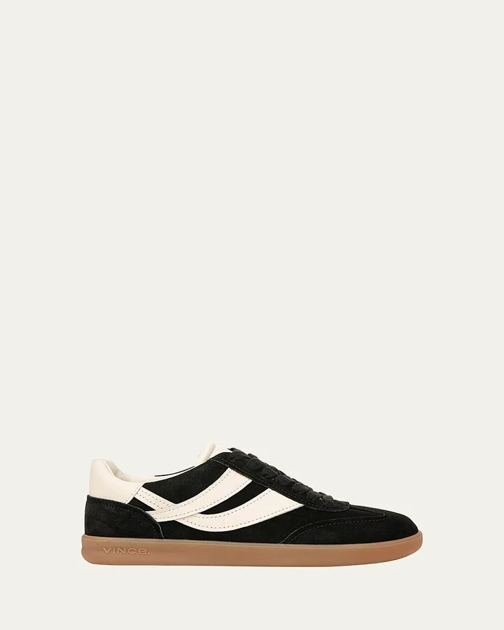 Oasis Bicolor Leather Retro Sneakers