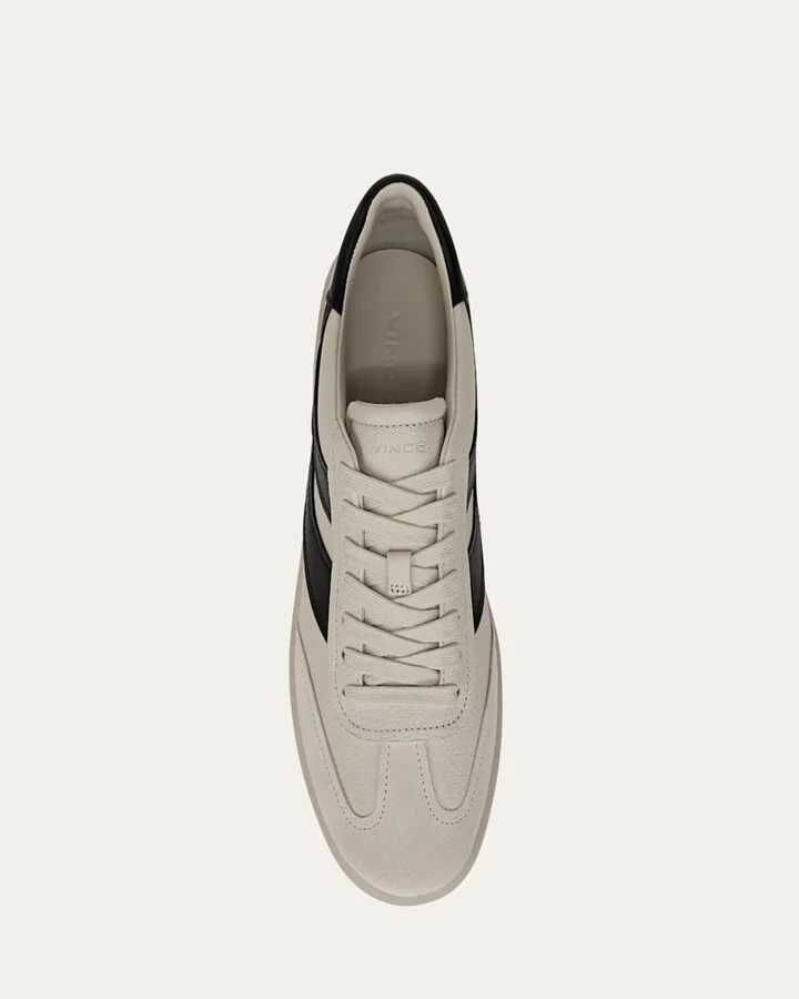 Oasis Leather Low-Top Sneakers - Image 3