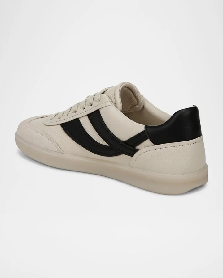 Oasis Leather Low-Top Sneakers - Image 3
