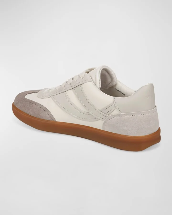 Oasis Mixed Leather Retro Sneakers - Image 3
