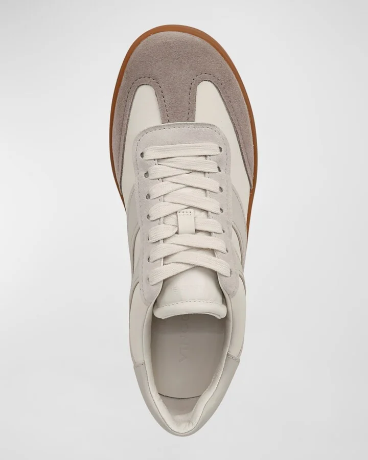 Oasis Mixed Leather Retro Sneakers - Image 5