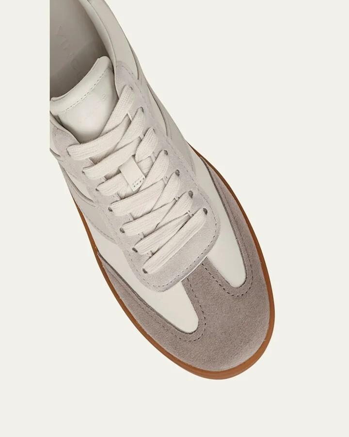 Oasis Mixed Leather Retro Sneakers - Image 2