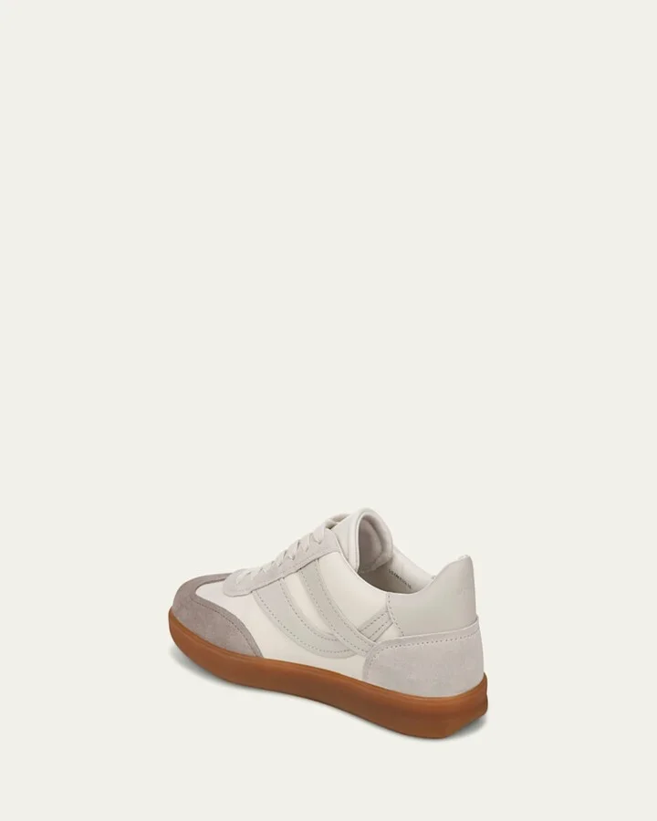 Oasis Mixed Leather Retro Sneakers - Image 3