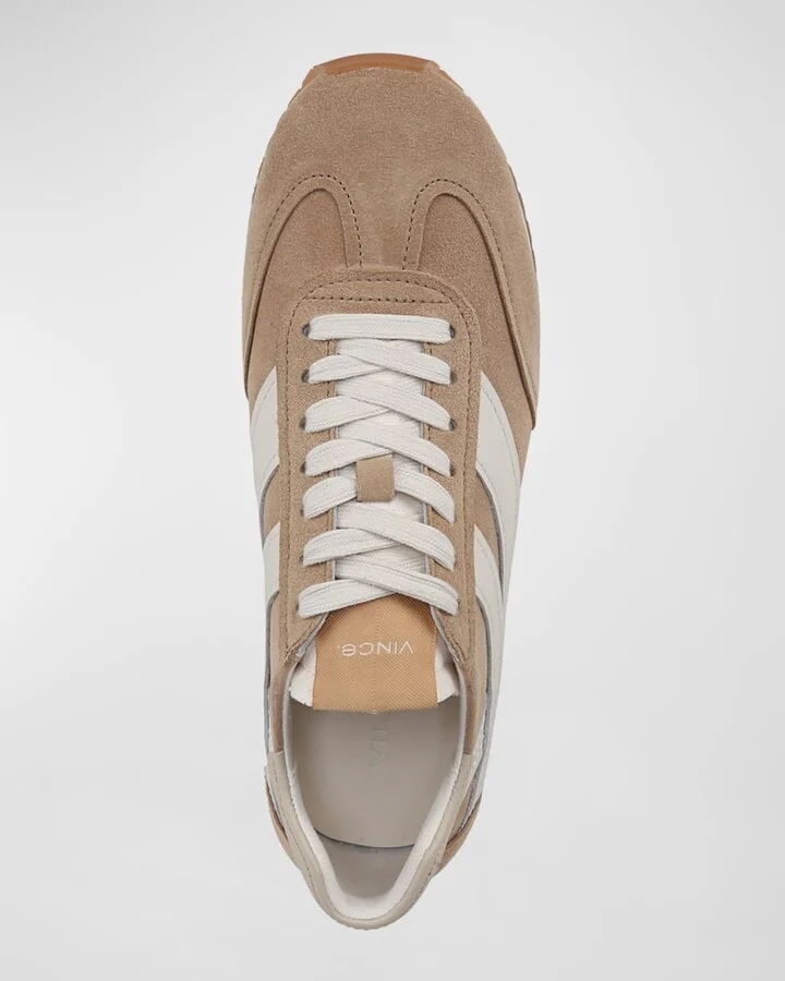 Oasis Mixed Leather Retro Sneakers - Image 3