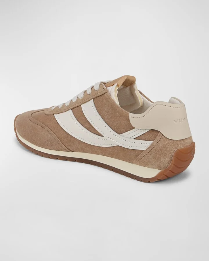 Oasis Mixed Leather Retro Sneakers - Image 7