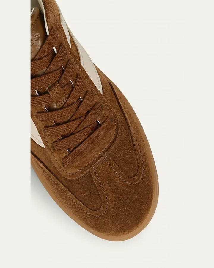 Oasis Mixed Leather Retro Sneakers - Image 2
