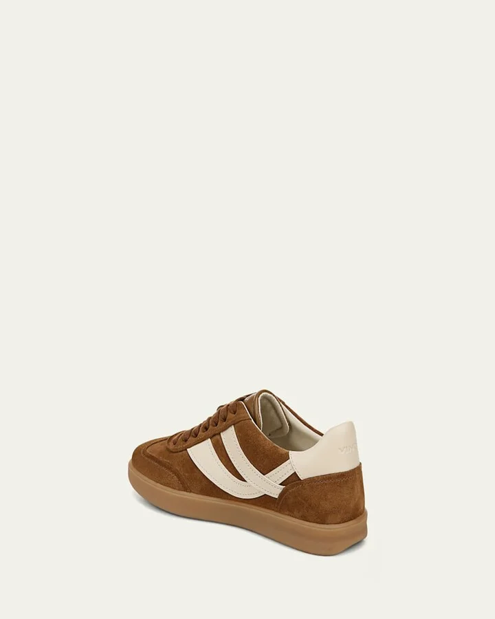Oasis Mixed Leather Retro Sneakers - Image 3