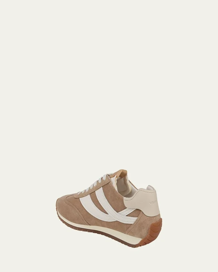 Oasis Mixed Leather Retro Sneakers - Image 4