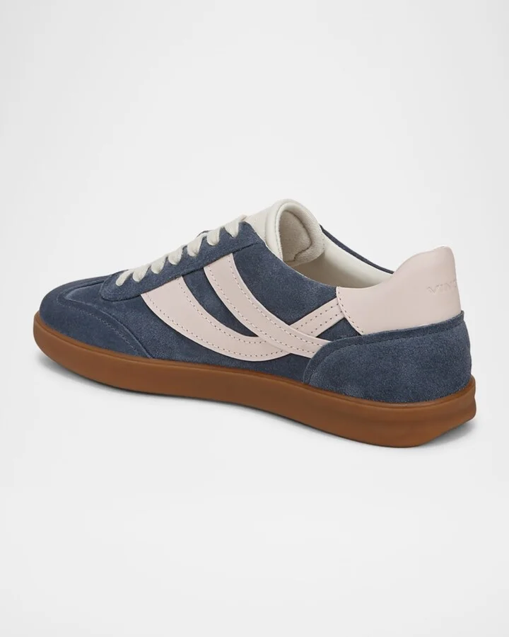 Oasis Mixed Leather Retro Sneakers - Image 2