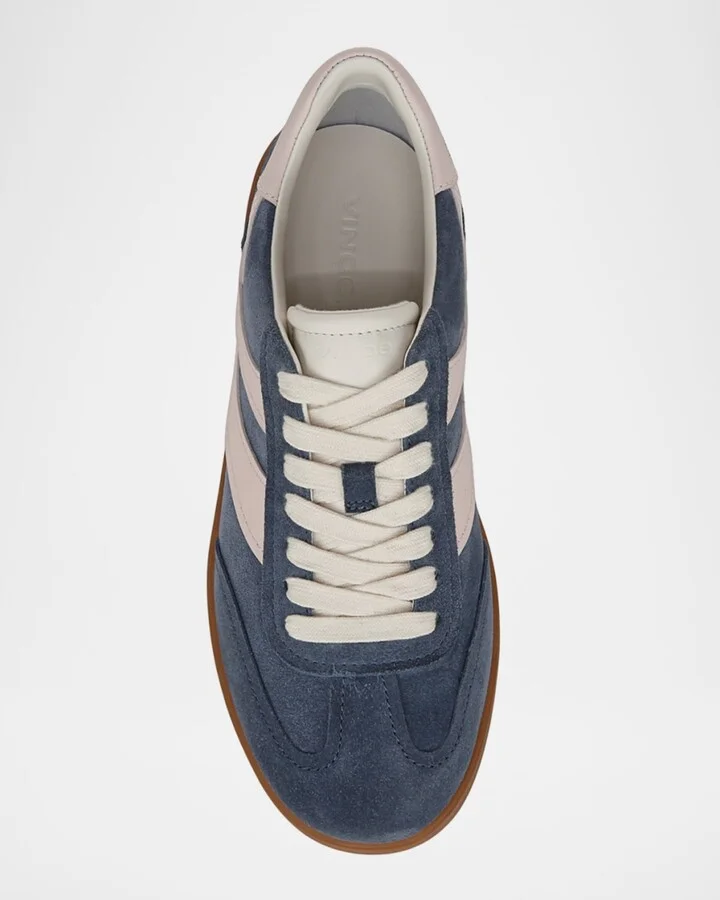 Oasis Mixed Leather Retro Sneakers - Image 6