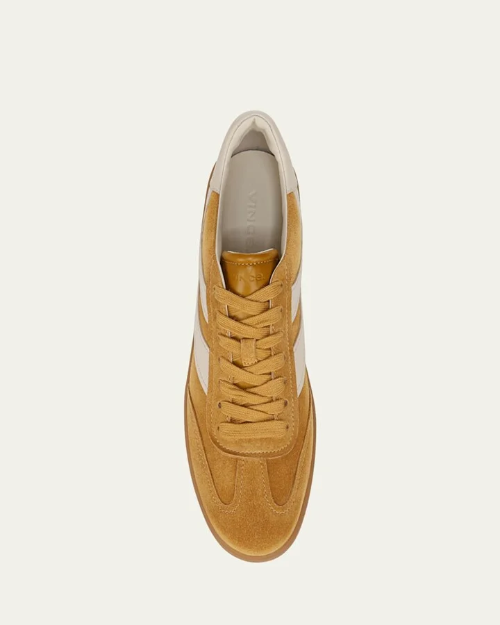 Oasis Mixed Leather Retro Sneakers - Image 3
