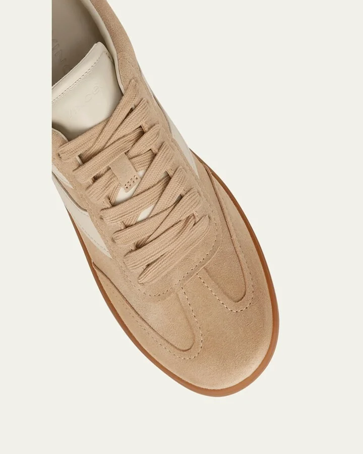 Oasis Mixed Leather Retro Sneakers - Image 4