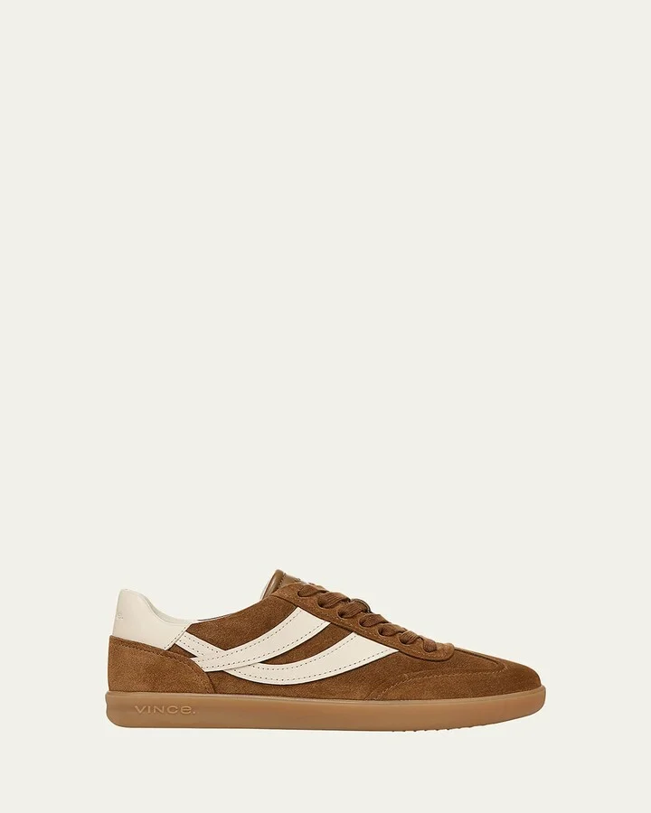 Oasis Mixed Leather Retro Sneakers