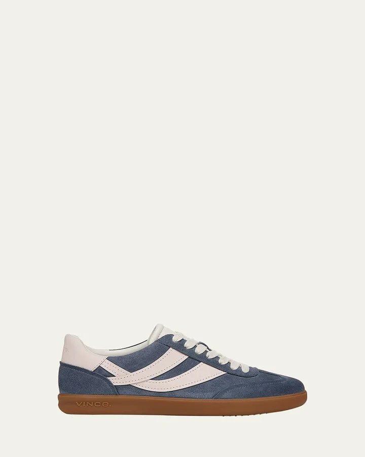 Oasis Mixed Leather Retro Sneakers