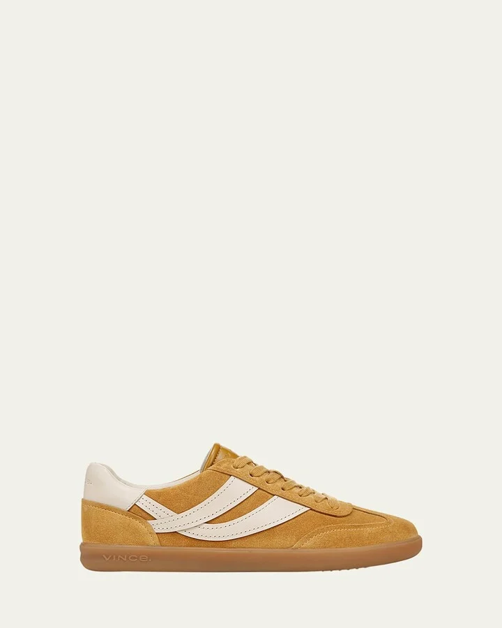 Oasis Mixed Leather Retro Sneakers