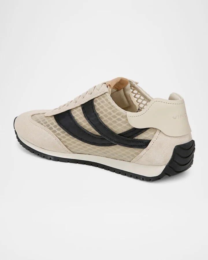 Oasis Net Leather Low-Top Sneakers - Image 7