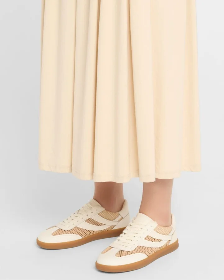 Oasis Net Leather Low-Top Sneakers - Image 11