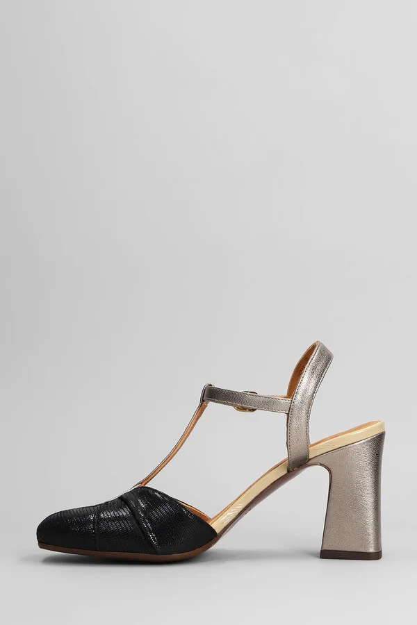 Obaga 46 Pumps In Black Leather - Image 3