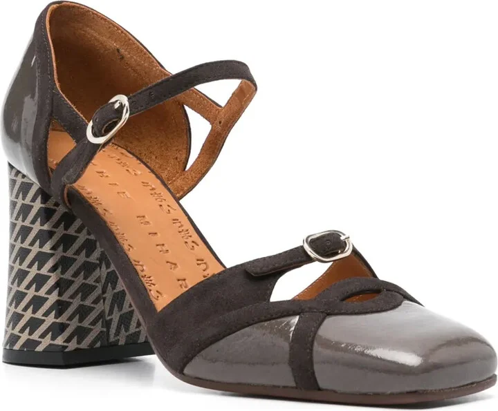 Obindi 70mm leather pumps - Image 2