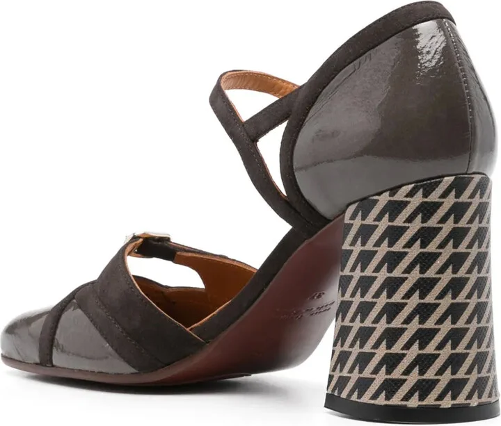 Obindi 70mm leather pumps - Image 3