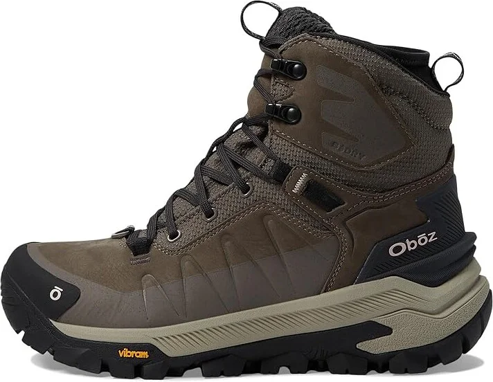 Oboz Bangtail Mid Insulated B-Dry Women's Shoes Peregrine : 7 B - Medium, Leather - Image 5