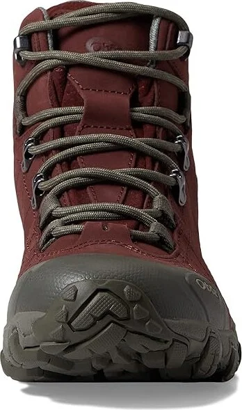 Oboz Bridger BDRY Women's Hiking Boots Port : 6.5 B - Medium, Suede/Textile - Image 2