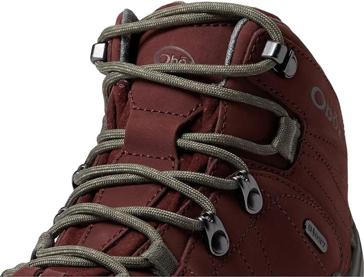 Oboz Bridger BDRY Women's Hiking Boots Port : 6.5 B - Medium, Suede/Textile - Image 5