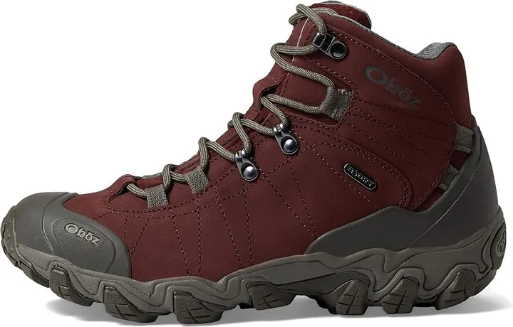 Oboz Bridger BDRY Women's Hiking Boots Port : 6.5 B - Medium, Suede/Textile - Image 6