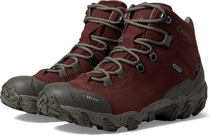 Oboz Bridger BDRY Women's Hiking Boots Port : 6.5 B - Medium, Suede/Textile