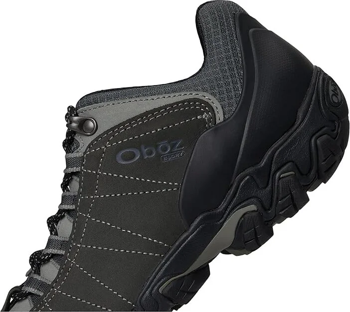 Oboz Bridger Low BDry Men's Shoes Dark Shadow : 7 D - Medium, Leather - Image 8