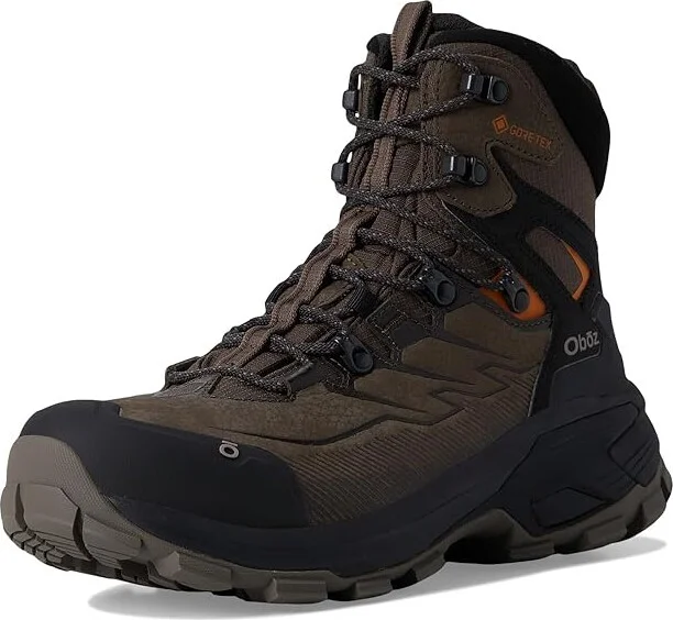 Oboz Bridger Ridge Mid GTX Men's Climbing Shoes Gunmetal Black : 8.5 D - Medium, Leather - Image 11