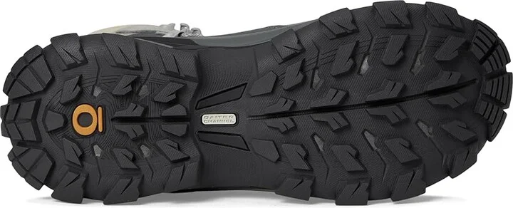 Oboz Bridger Ridge Mid GTX Women's Climbing Shoes Drizzle : 8 B - Medium, Leather - Image 3