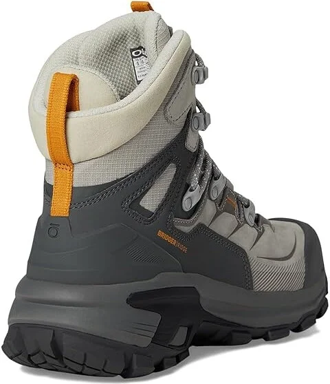 Oboz Bridger Ridge Mid GTX Women's Climbing Shoes Drizzle : 8 B - Medium, Leather - Image 4